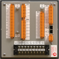 SYMAP Y rear panel, terminal connections